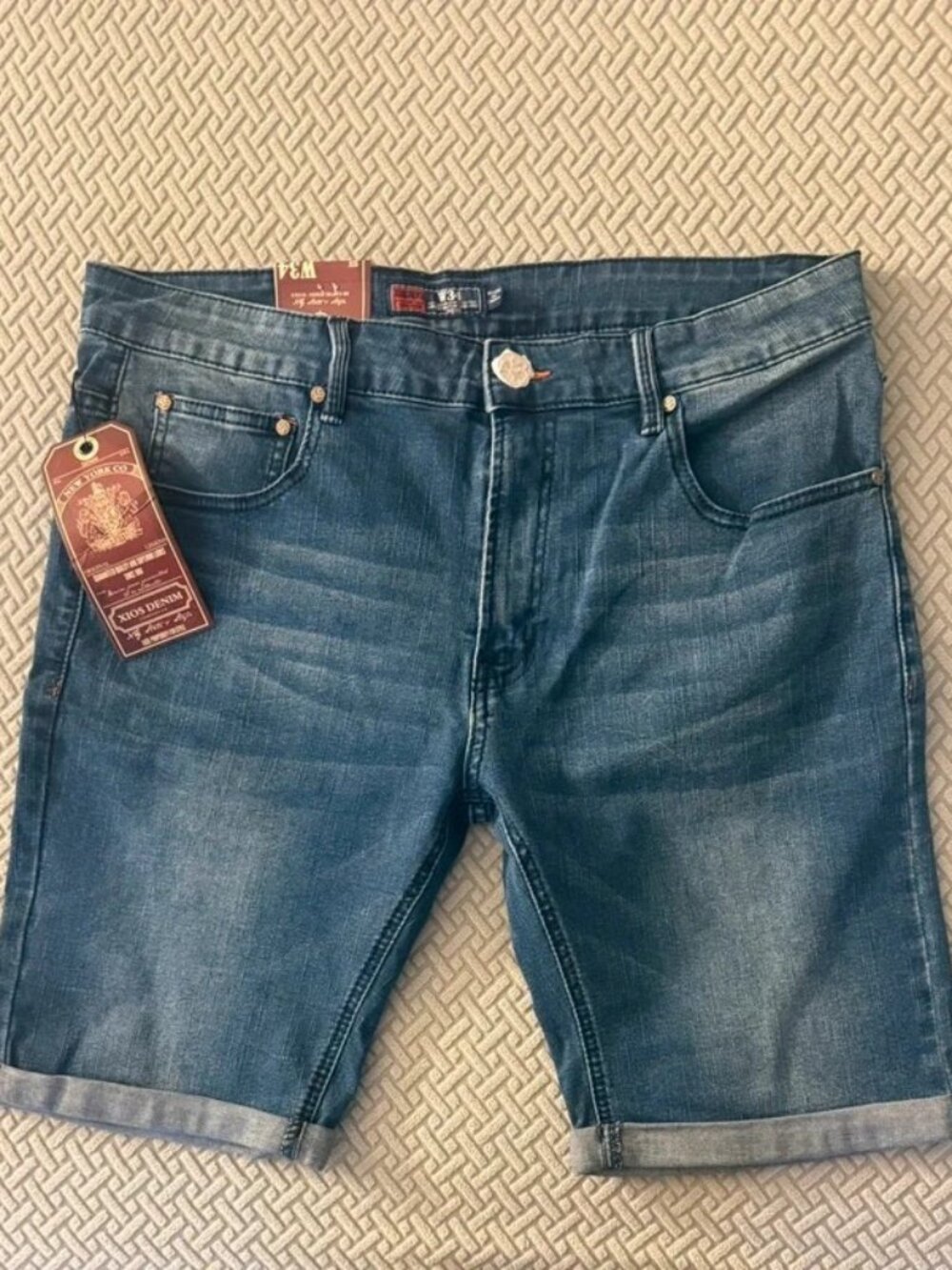 🔥💙Xios Denim Men’s Jean Shorts – Cuffed Hem – New With Tags💙🔥